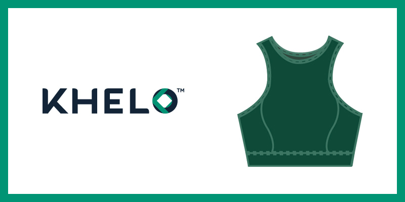 Revived Nylon RacerFIt Bra In Emerald Green (KAB-001)